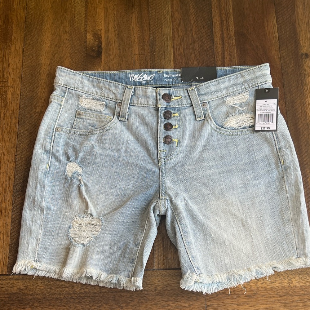Washed Denim Jean Shorts for Women
